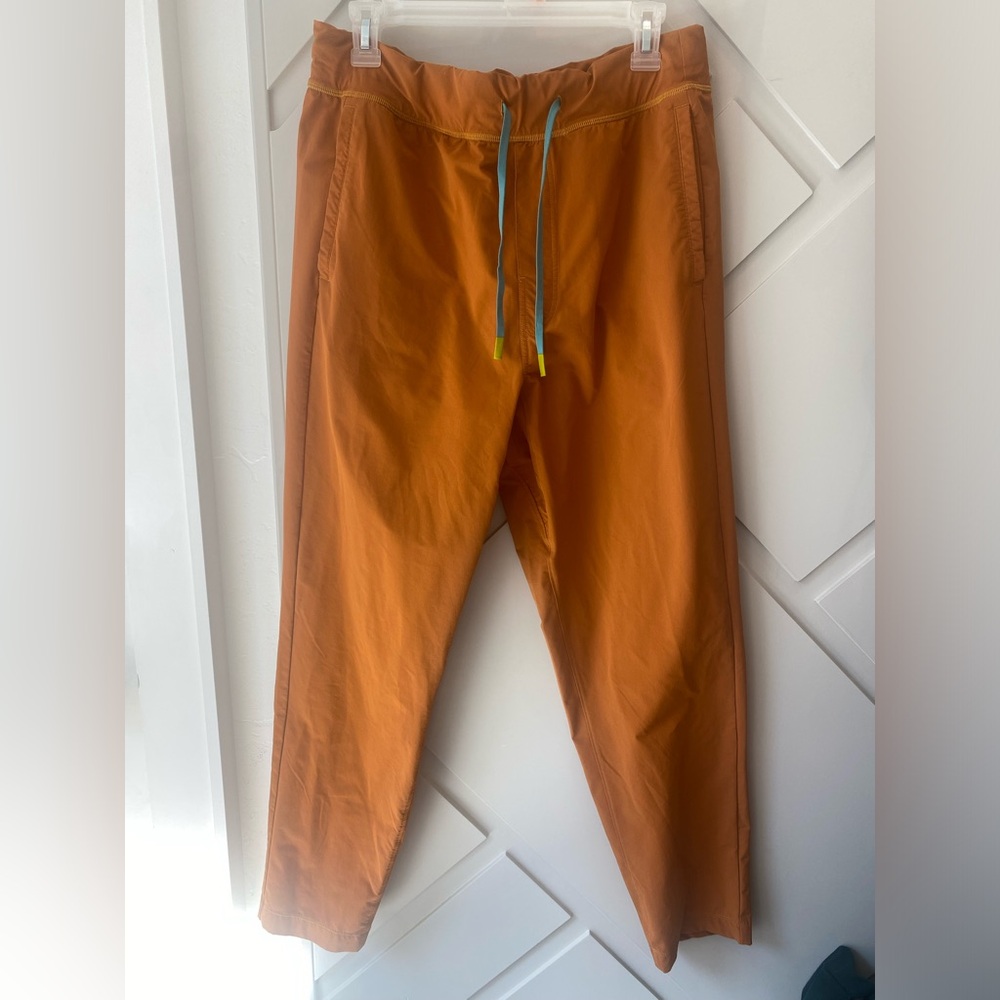 COTOPAXI MENS STRETCHY VEZA ADVENTURE PANT ELASTIC WAISTBAND SZ L ORANGE